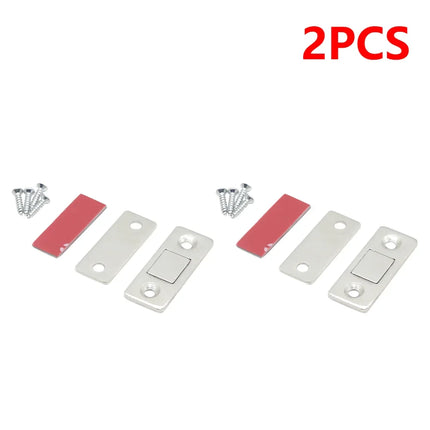 Magnetic Cabinet Catches Magnetic Door Stop Ultra Thin Drawer Magnet Catch Hidden Door Closer Adhesive Cabinet Latch for Kitchen
