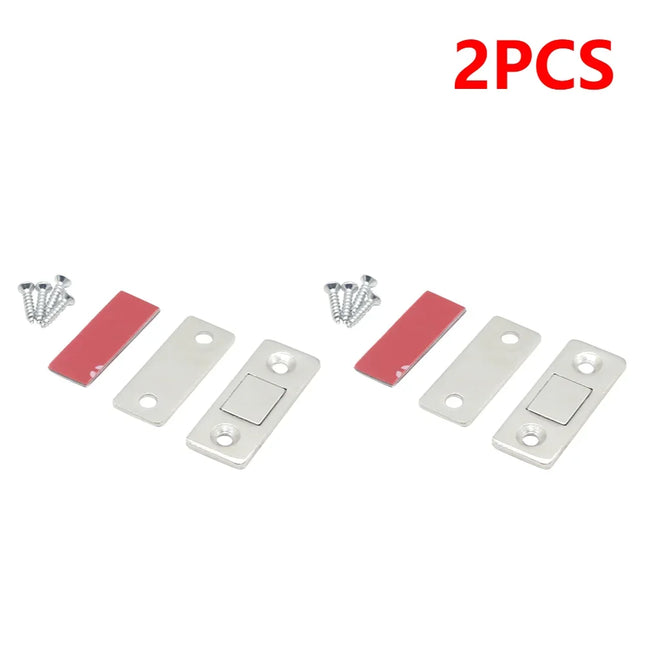Magnetic Cabinet Catches Magnetic Door Stop Ultra Thin Drawer Magnet Catch Hidden Door Closer Adhesive Cabinet Latch for Kitchen