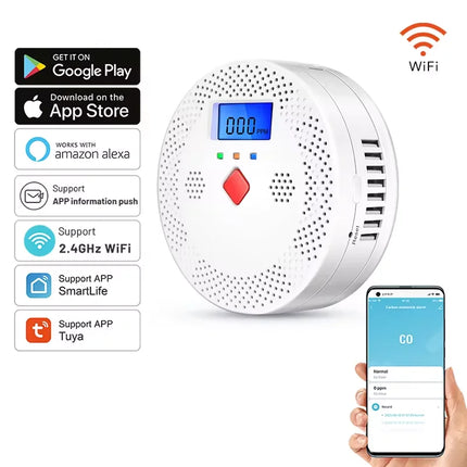 WiFi Smart Carbon Monoxide Detector