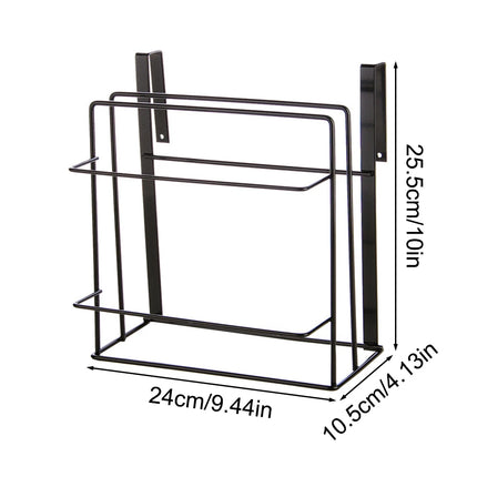 Double-Layer Metal Cutting Board Kitchen Shelf
