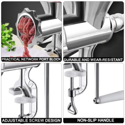 Heavy Duty Hand Operated Manual Kitchen Meat Mincer Noodles Grinder Sausage Filler Fruit Vegetable Beef Sausage Pasta Maker New