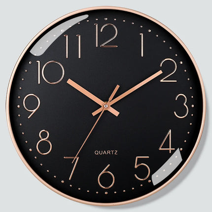8 Inch Mute Digital Quartz Wall Clock