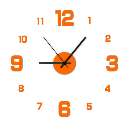 DIY Frameless Wall Clock