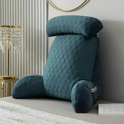 Reading Comfort Pillows Washable Standard Bed Pillow Bedroom Simple Cooling Back Pad Living Room Summer Cool Silk Latex Pillow