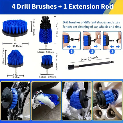 27 Pcs RV Car Wash Kit, Car Accessories, Cleaning Supplies, Car Cleaning Brush, Car Repair Kit, Car Repair Brush, Bathroom