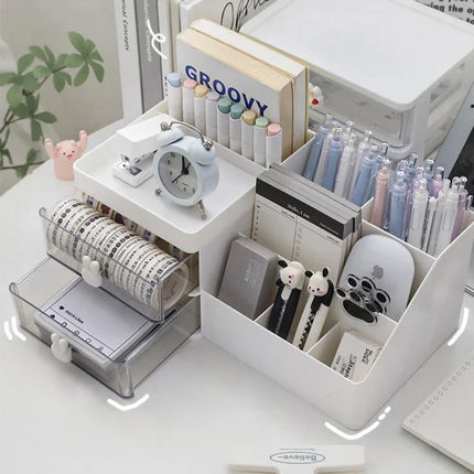 Desktop Transparent Cosmetics Storage Box