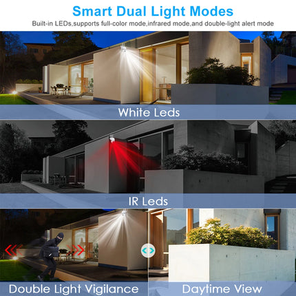 8MP Wireless PTZ Security Camera AI Human Tracking