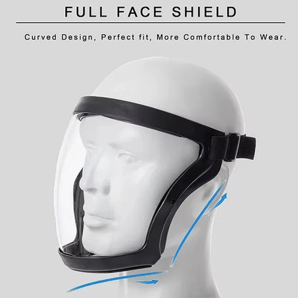 Dust-Resistant and Anti-Fog Transparent Mask: High-Definition, Fog-Free Welding Goggles with Head-Mounted Full-Face Protection