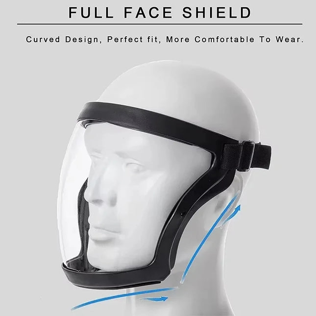 Dust-Resistant and Anti-Fog Transparent Mask: High-Definition, Fog-Free Welding Goggles with Head-Mounted Full-Face Protection