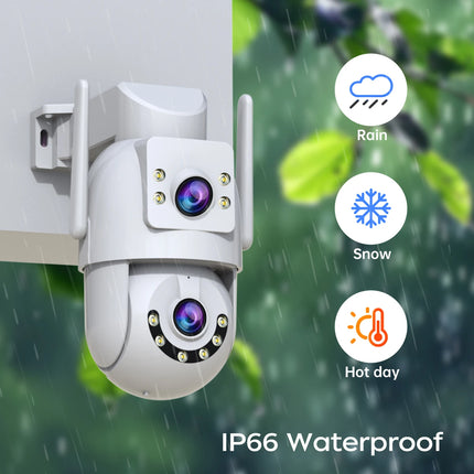 4K 8MP Wifi PTZ Camera AI Tracking
