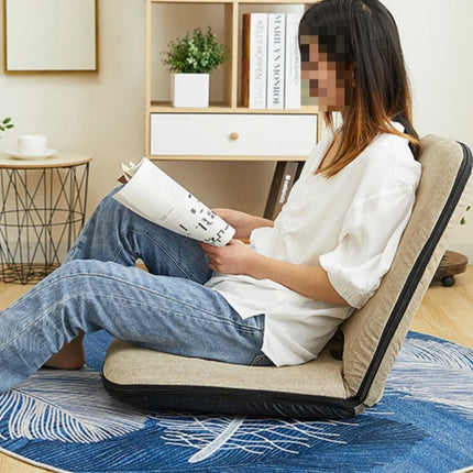 Japanese-style Tatami Chair Bedroom Backrest Chair Bay Window Lazy Sofa Legless Chair Leisure Folding Lounge Chair Protable