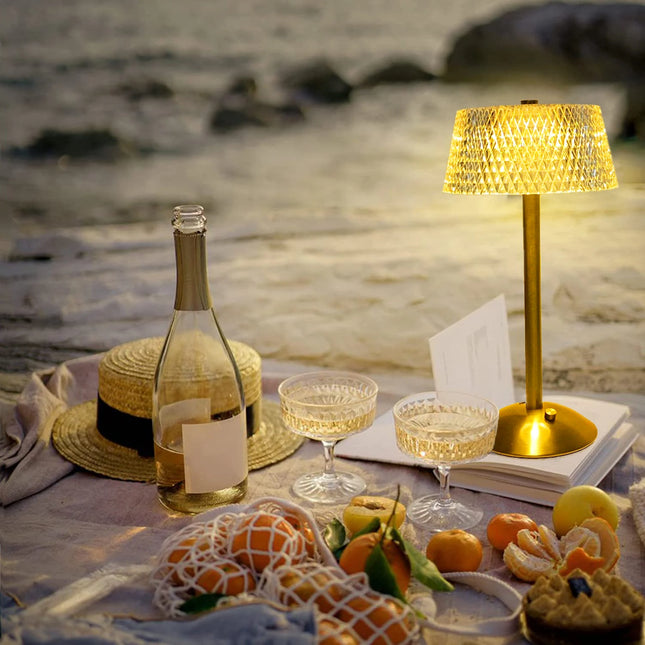 Crystal Diamond LED Table Lamp