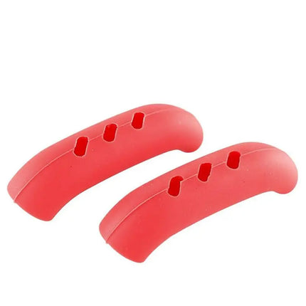 2 x Silicone Anti-Scald Pot Handle Protectors Non-Slip Pot Clip Sleeves Heat Resistant Oven Gloves Kitchen Gadgets