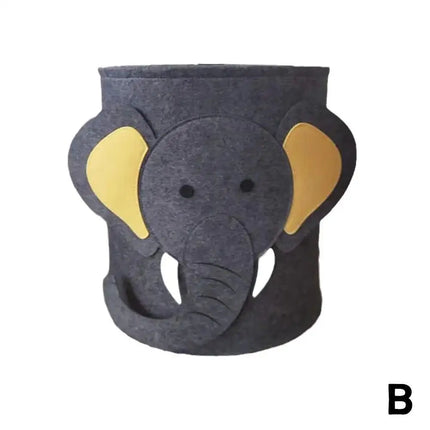 Cartoon Animal Felt Storage Basket