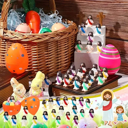 Easter Jesus Easter Mini Jesus Figurines Decorative Multifunctional Party Favors Sunday School Craft Multiple specification