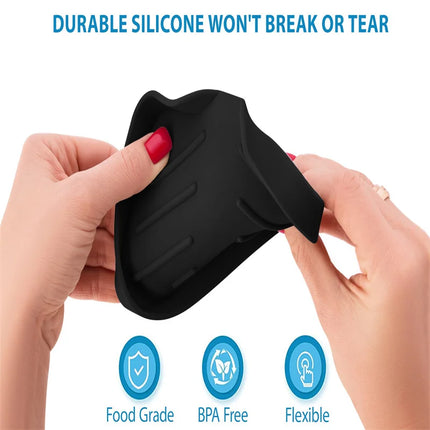 1-Pack Silicone Drain Soap Box Kitchen Bathroom Anti-slip Sink Tray Creative Washing Table Soap Tray Free Punch Drain Rack