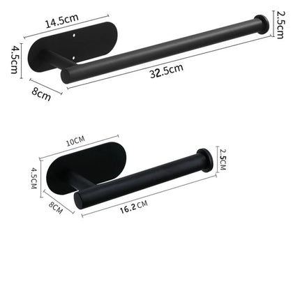 Stainless Steel Adhesive Toilet Paper Holder