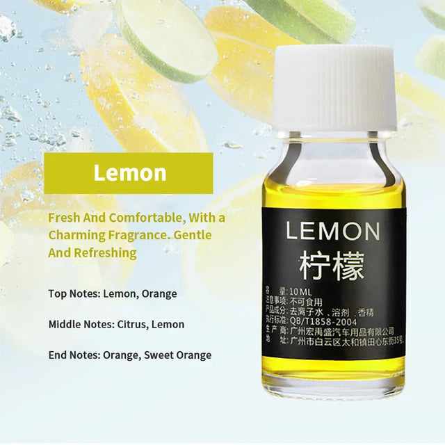 2pcs 10ML Perfume Refill Air Freshener Natural Plant Essential Oil Aroma Diffuser Fragrance Humidifier Essential Oil Freshener