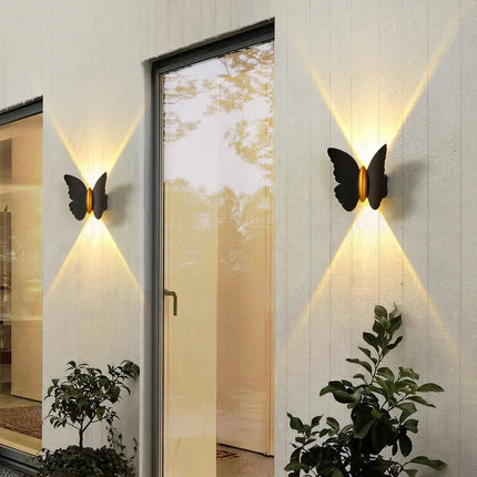 Outdoor Waterproof Butterfly Wall Lamp