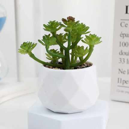 Mini Artificial Succulent Bonsai Plants