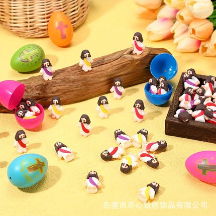 Easter Jesus Easter Mini Jesus Figurines Decorative Multifunctional Party Favors Sunday School Craft Multiple specification