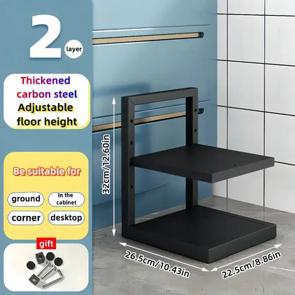 Adjustable Stainless Steel Pot Rack