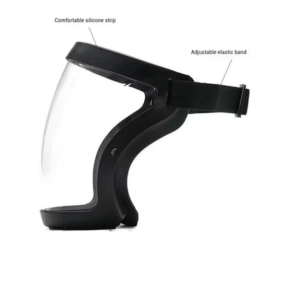 Dust-Resistant and Anti-Fog Transparent Mask: High-Definition, Fog-Free Welding Goggles with Head-Mounted Full-Face Protection