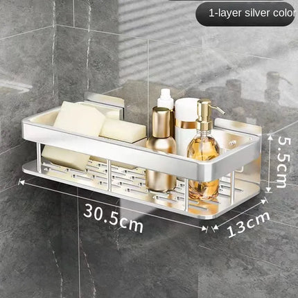 Rustproof Aluminum Shower Shelf