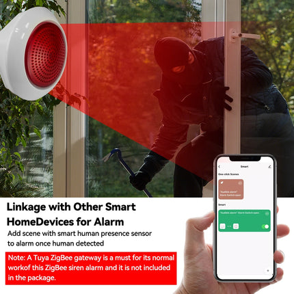 Meian Wireless Sound Flash Alarm Siren
