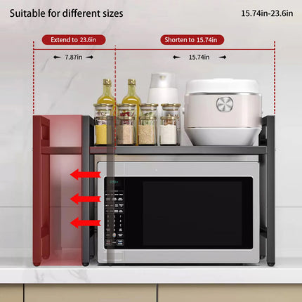 Expandable Microwave Shelf