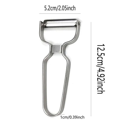 1 Piece of Stainless Steel Peeler for Fruits, Carrots, Vegetables, and Potatoes, Vegetable and Fruit Peeler, Kitchen Tools