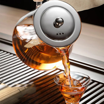 Heat Resistant Glass Teapot