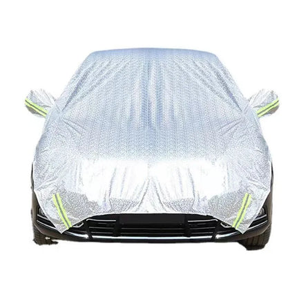 Half Car Body Cover All Weather Rainproof Cover For Winter Waterproof Dustproof UV Resistant Snowproof Sedan Car Cover