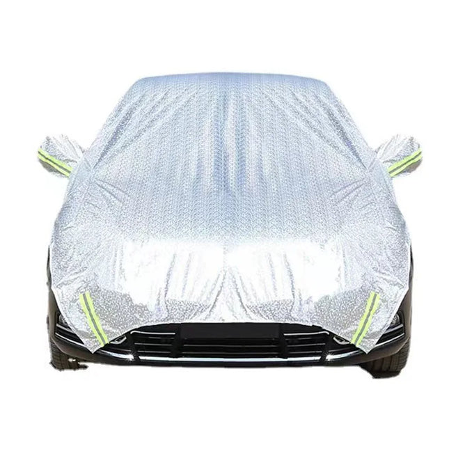 Half Car Body Cover All Weather Rainproof Cover For Winter Waterproof Dustproof UV Resistant Snowproof Sedan Car Cover