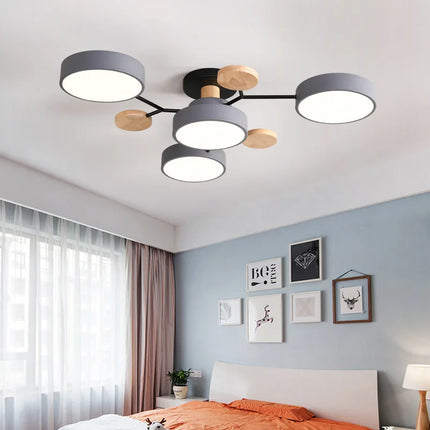 Modern LED Chandelier with 3 Colors
