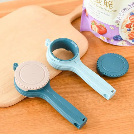 1PC Reuseable Bag Clip Snack Fresh Food Storage Sealing Kitchen Mini Sealer Food Clip with Cap Type Spray Nozzle Moistureproof