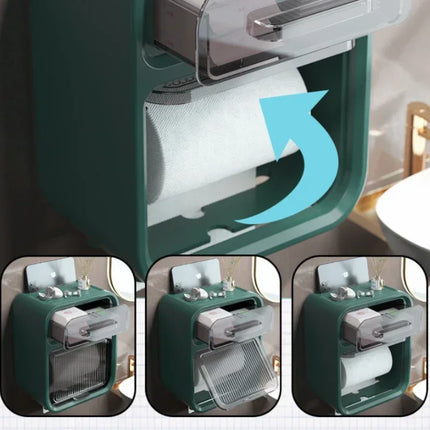 Wall-Mounted Bathroom Tissue Box