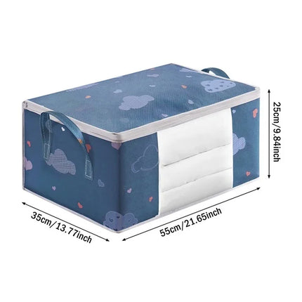 Quilt Clothes Big Capacity Storage Bag Quilt Bedding Storage Closet Organizer Wardrobe Organizer Blanket Sorting Bags Dust-proof