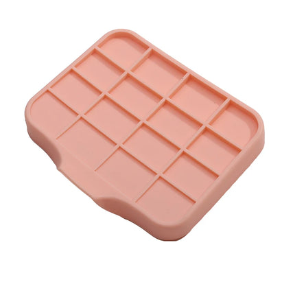 1-Pack Silicone Drain Soap Box Kitchen Bathroom Anti-slip Sink Tray Creative Washing Table Soap Tray Free Punch Drain Rack