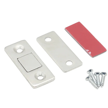Magnetic Cabinet Catches Magnetic Door Stop Ultra Thin Drawer Magnet Catch Hidden Door Closer Adhesive Cabinet Latch for Kitchen