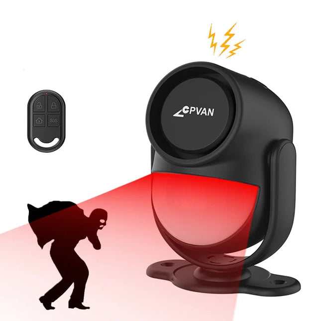 Wireless Motion Detector Alarm with Door Sensor