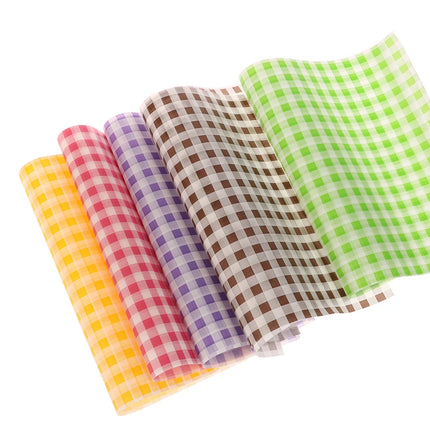 50pcs Food Waxed Paper Oil-Proof Wax Paper Bread Sandwich Burger Fries Macarons Packaging Kitchen Baking Tool Packaging Decor