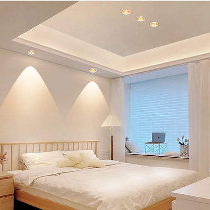 AC85-265V COB Bulb spot led plafond encastrable LED Downlight Aluminum Ceiling Lamp Corridor Kitchen Home Decoration