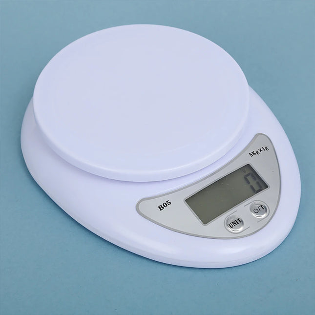 Portable Digital Electronic Scales 5Kg/1G Food Coffee Balance Measuring Weight Portable Digital for Baking Scale Kitchen