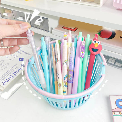 New Plastic Basket Organizer Portable Shopping Storage Box Desktop Sundries Toy Fruit Stationery Organizer Home Storage Baskets