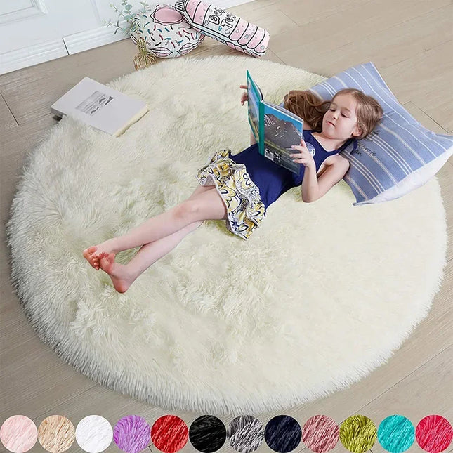 Super Soft Plush Round Rug