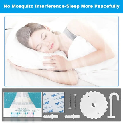 0.6x2.5x10.5M Dome Tent Mosquito Mesh Net For Bed Canopy Mosquito Net Hanging Bed Net Tent Fly Insect Repellent  Bedding