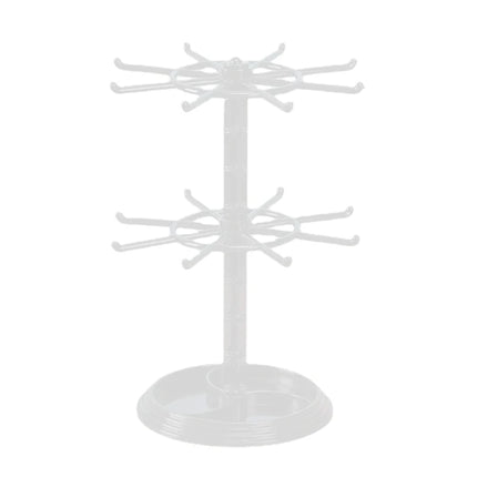 Jewelry Rotating Ring Display Holder Organizer Necklace Keychain Shelf Home Storage Rack For Earrings Watch Showcase
