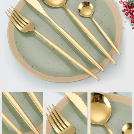 24pcs Stainless Steel Cutlery Set