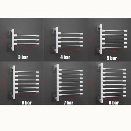 Wall Mounted Aluminum Towel Rack